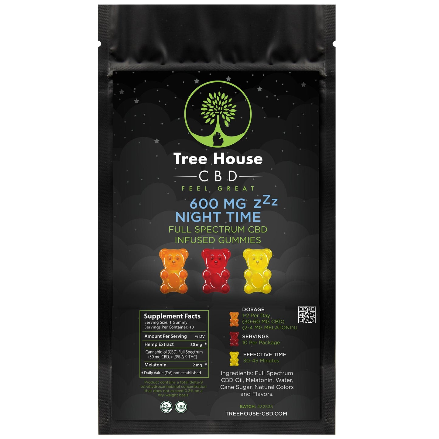CBD Sleepy Gummy Bears 600 mg (20 pack)