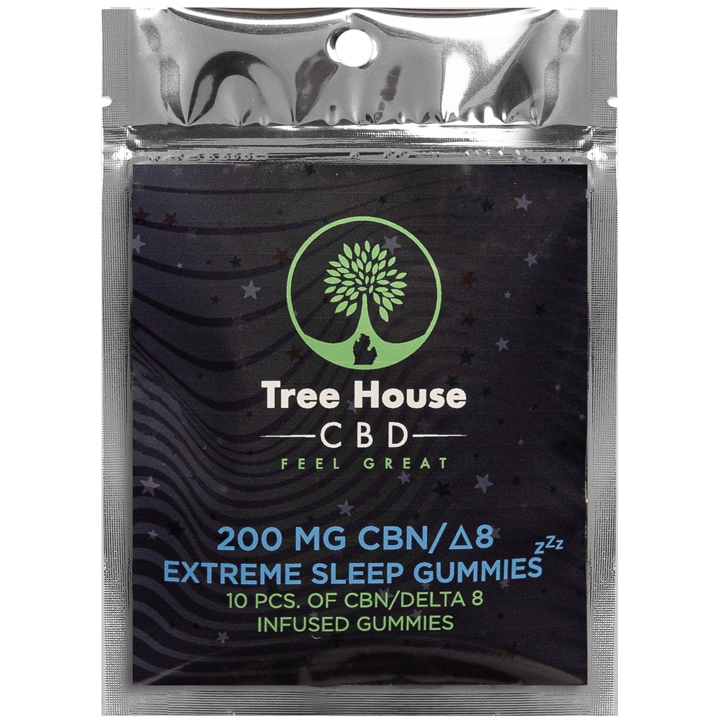 Extreme sleep gummies 200mg CBN/D8 (10 pack)