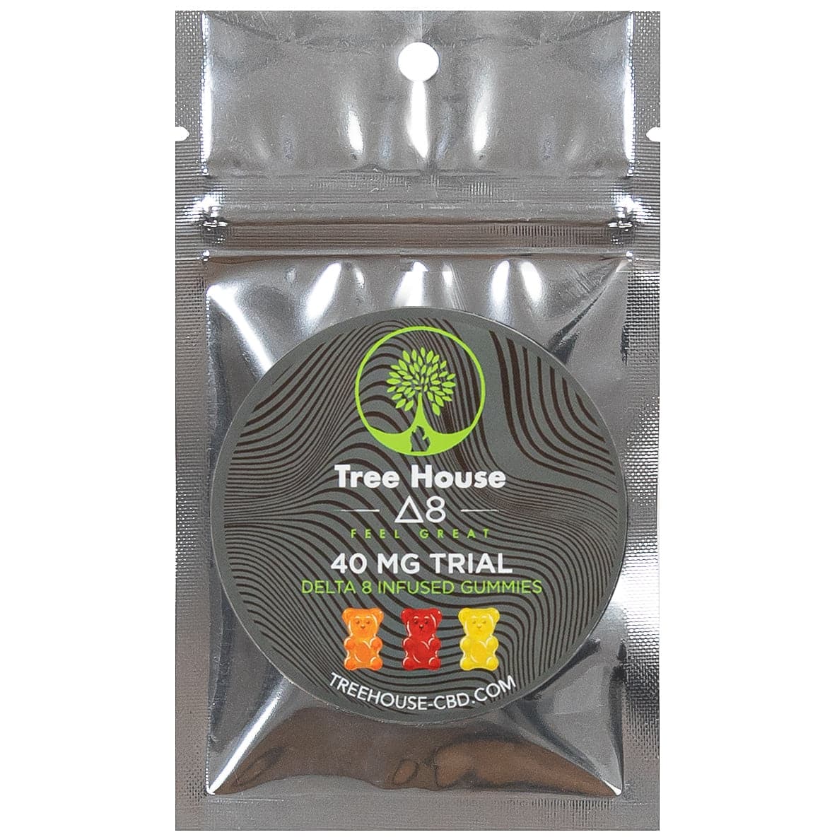 D8 (Delta 8) 40 MG Gummy Bears Trial 2 Pack