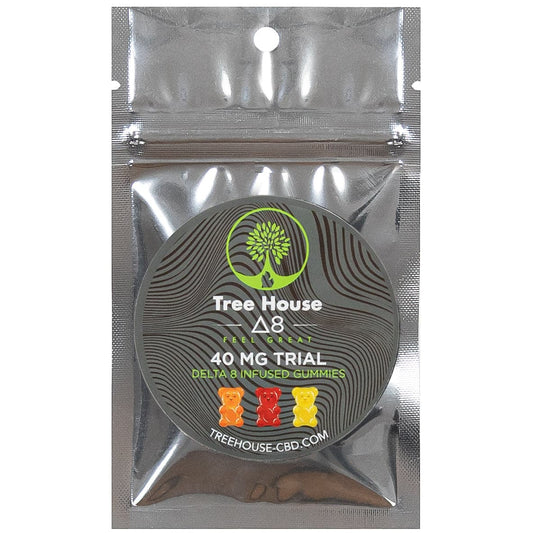 D8 (Delta 8) 40 MG Gummy Bears Trial 2 Pack