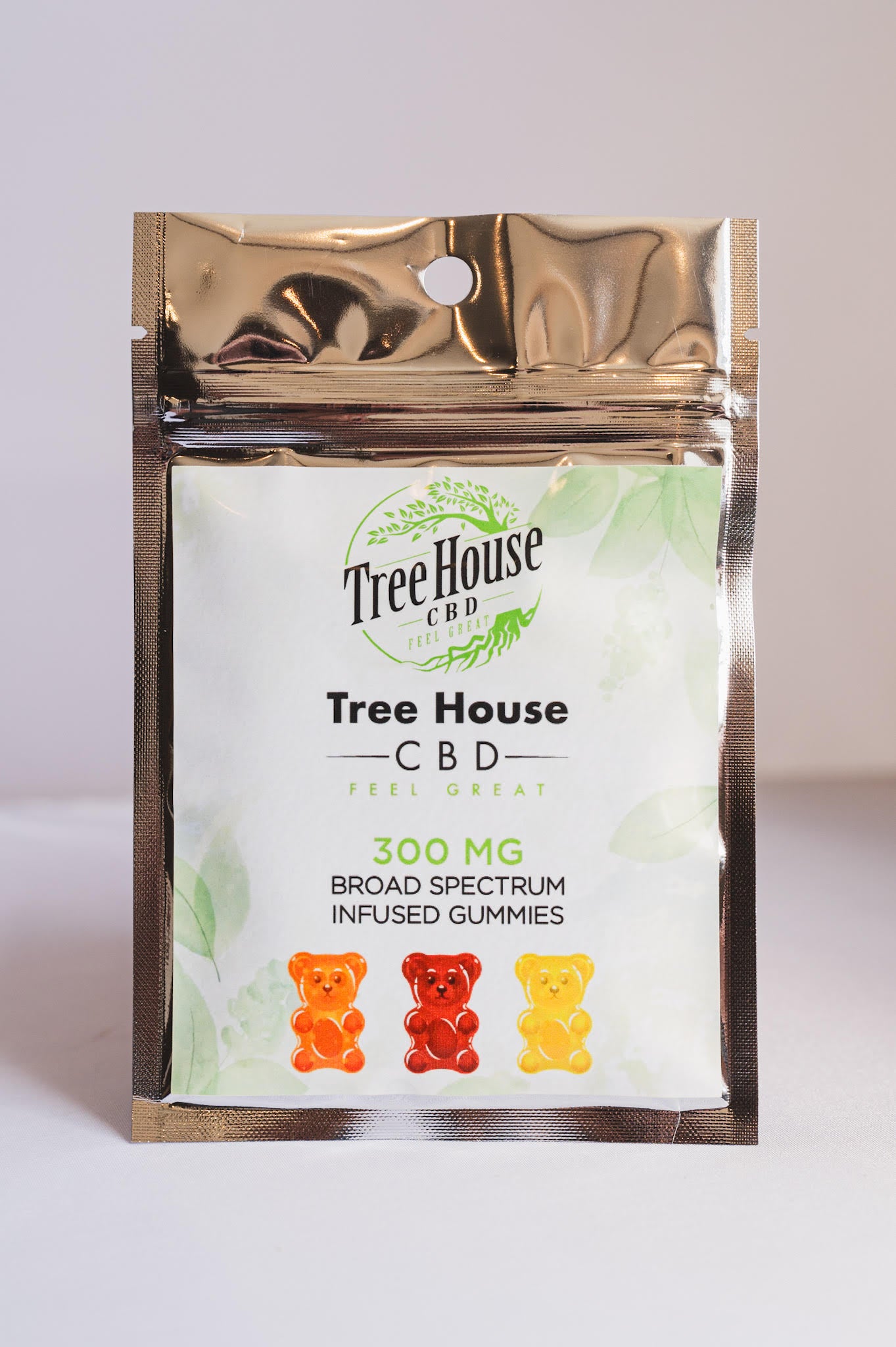 300 mg Broad Spectrum Gummy Bears (10 pack)(thc free)