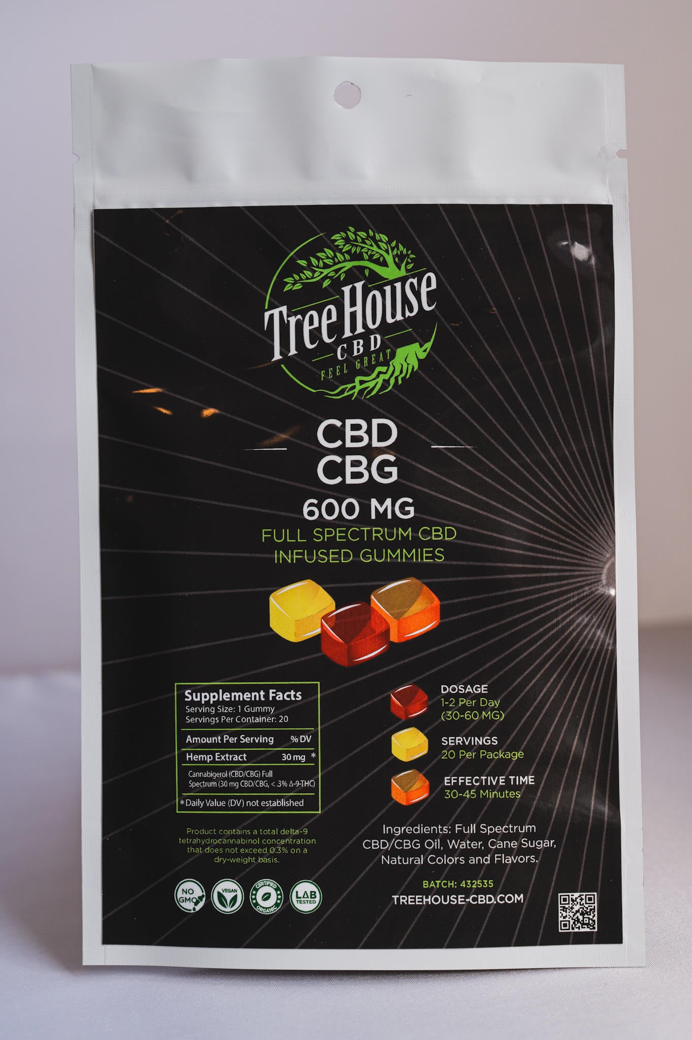 CBD/CBG 600MG Gummy