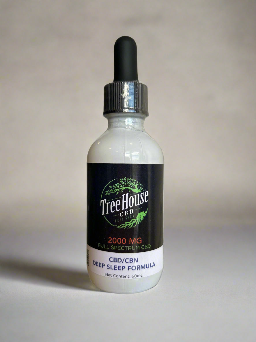 2000 MG CBD/CBN Deep Sleep Tincture (60mL) – Tree House CBD