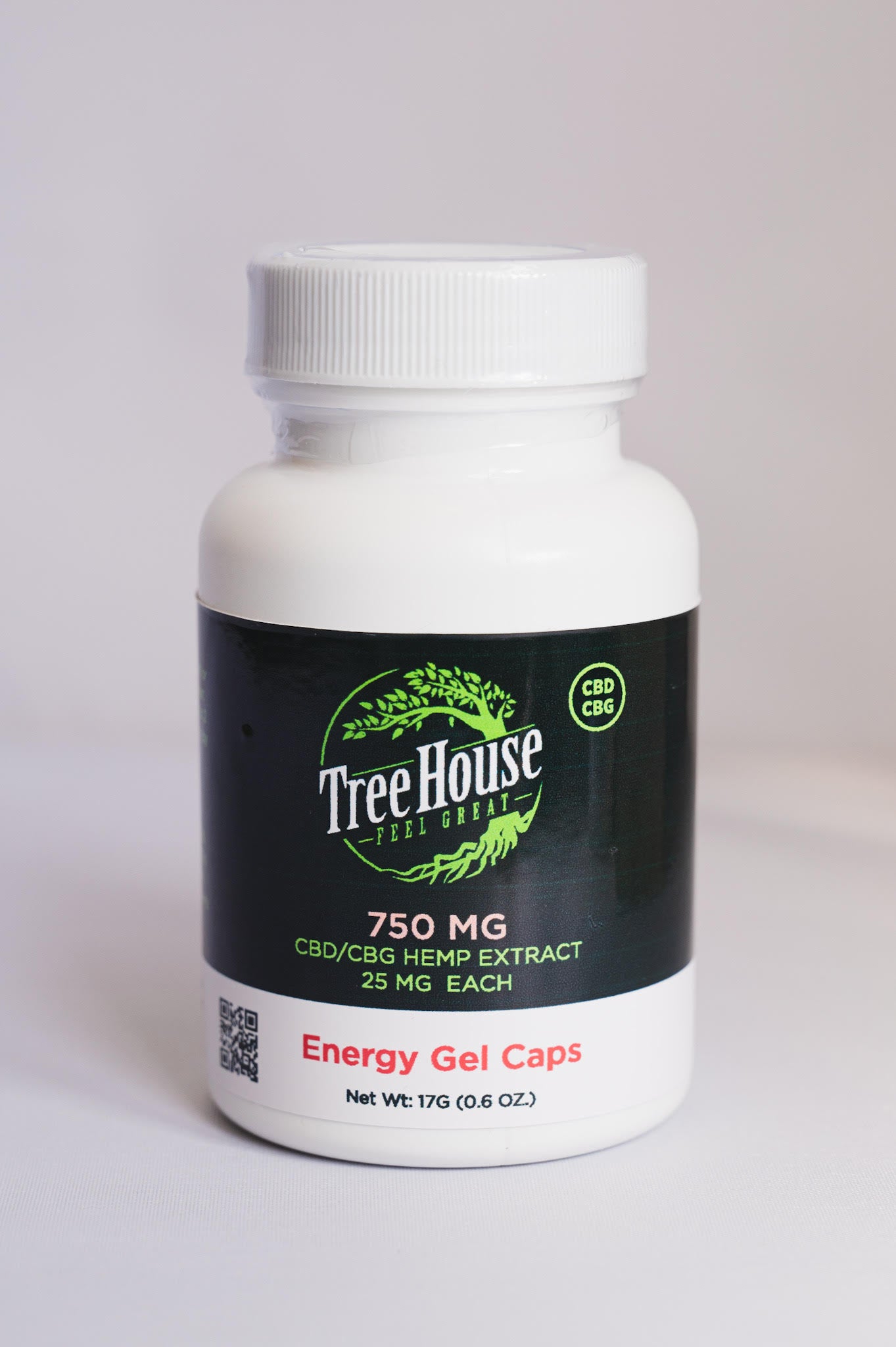 CBD/CBG Energy Gel Capsules 750 MG 25 mg 30 count