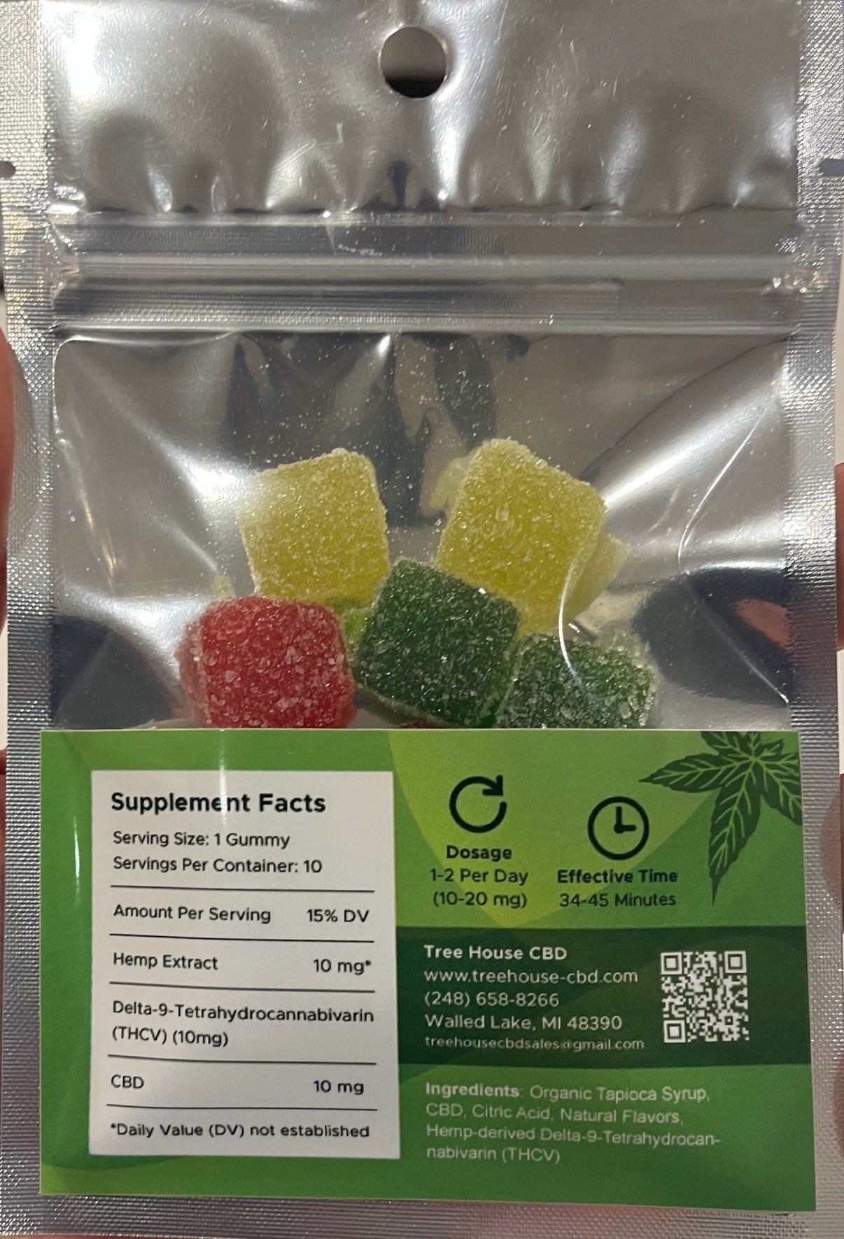 THCV/CBD 20 MG Gummies 10 Pack – Tree House CBD