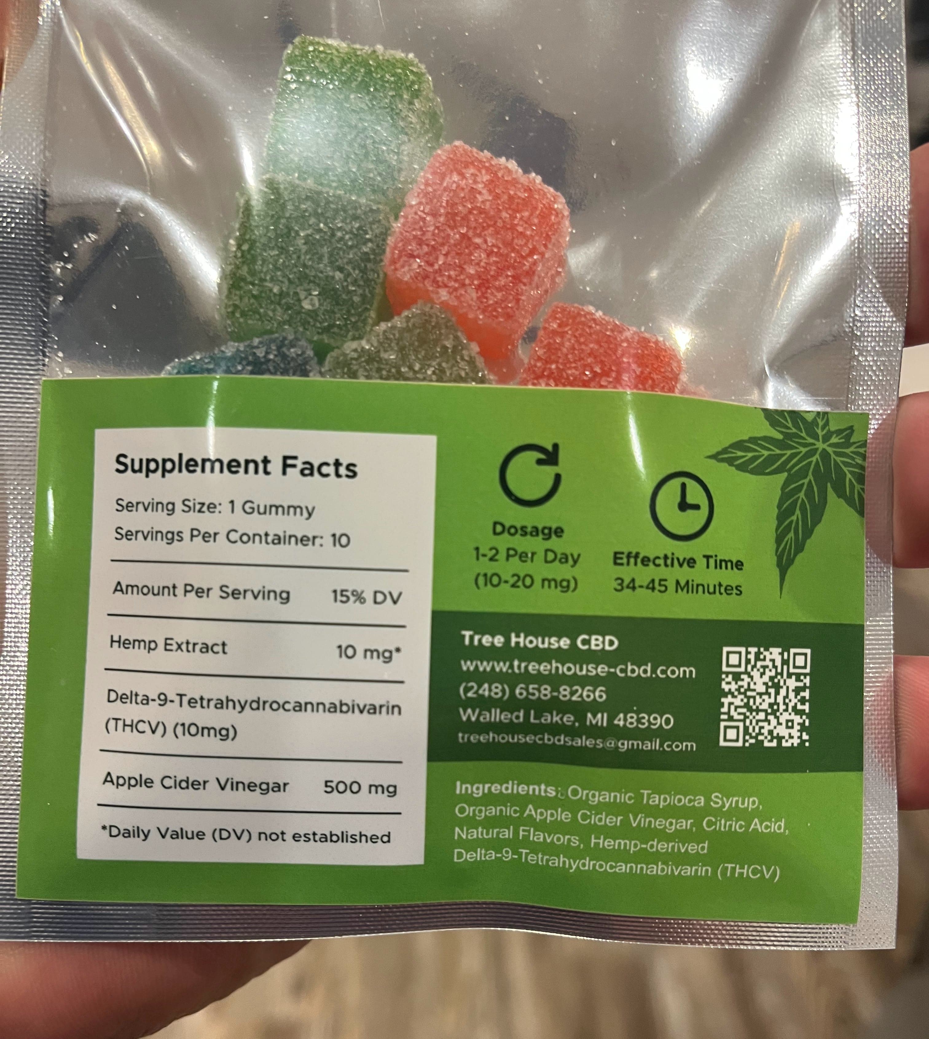 THCV Weight Loss Gummies 10 Pack – Tree House CBD