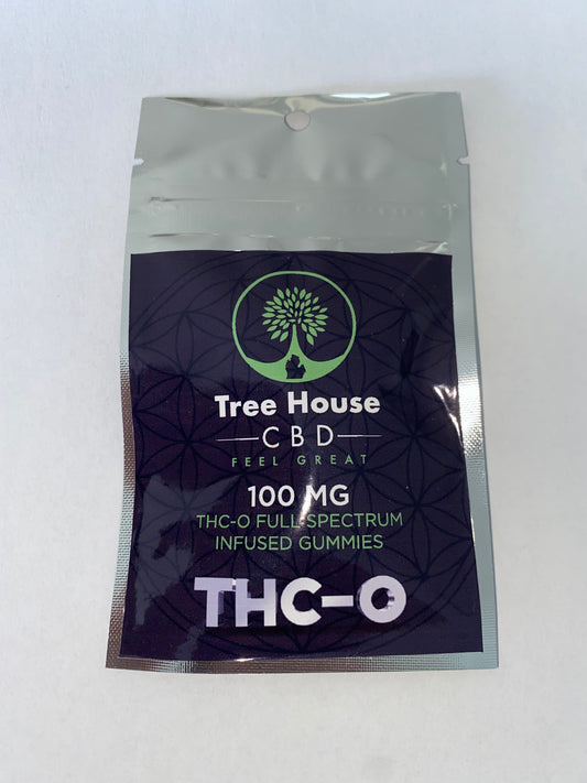THC-O Gummy Bears 100mg (4 Pack)